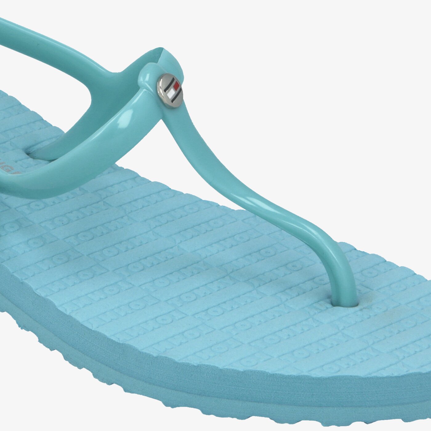 Damskie sandały TOMMY HILFIGER INT CARO 1R FLAT STRAPPY BEACH SANDAL fw0fw03923447 kolor niebieski