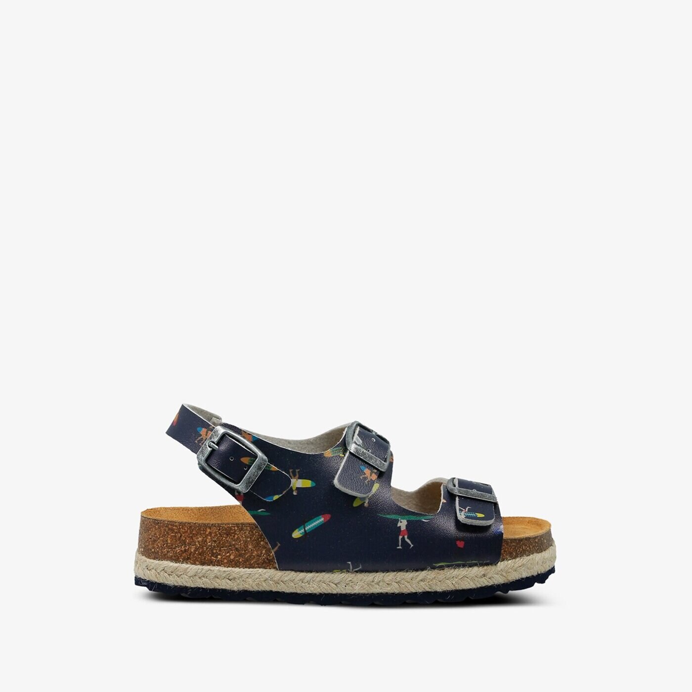 Dziecięce sandały / klapki PAEZ BIO CONGO PRINT PRINT LET'S SURF NAVY 1832752k07-301 kolor granatowy