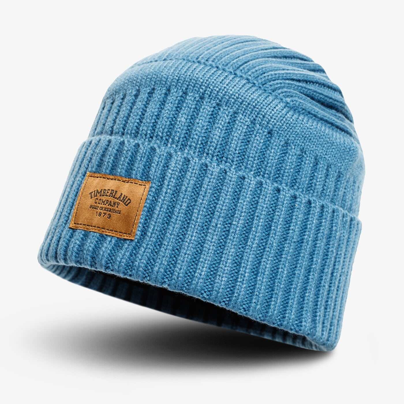 Męska czapka zimowa TIMBERLAND CZAPKA ZIMOWA RIBBED BEANIE tb0a1egwl781 kolor granatowy