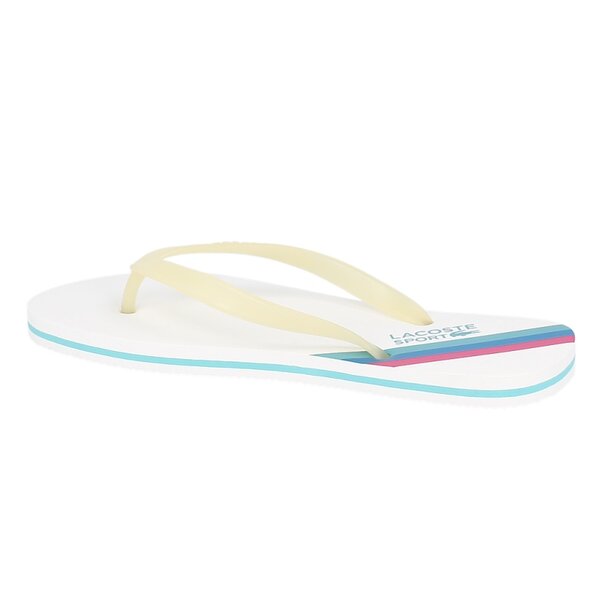 Damskie klapki LACOSTE ANCELLE JAW 725spw1112w56 kolor biały