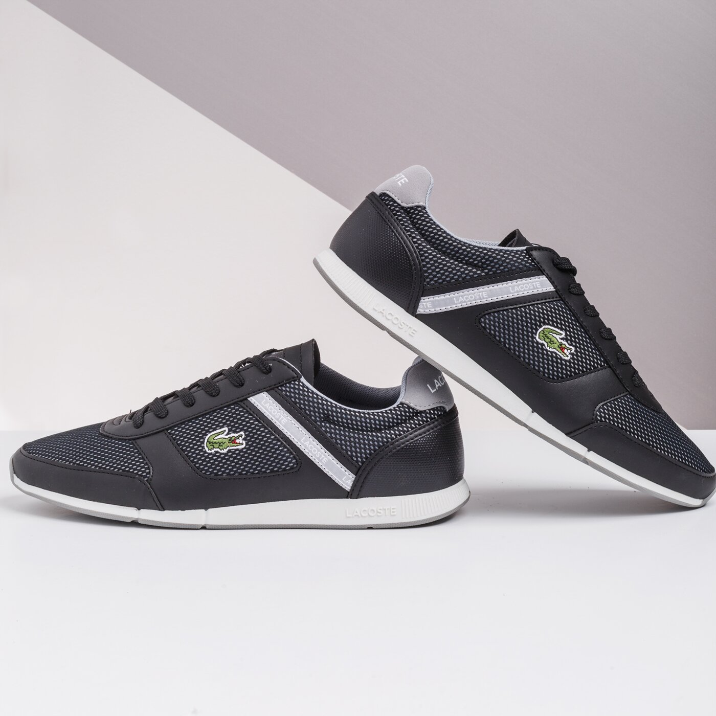 Męskie sneakersy (buty) LACOSTE MENERVA SPORT 120 1 739cma0015231 kolor czarny