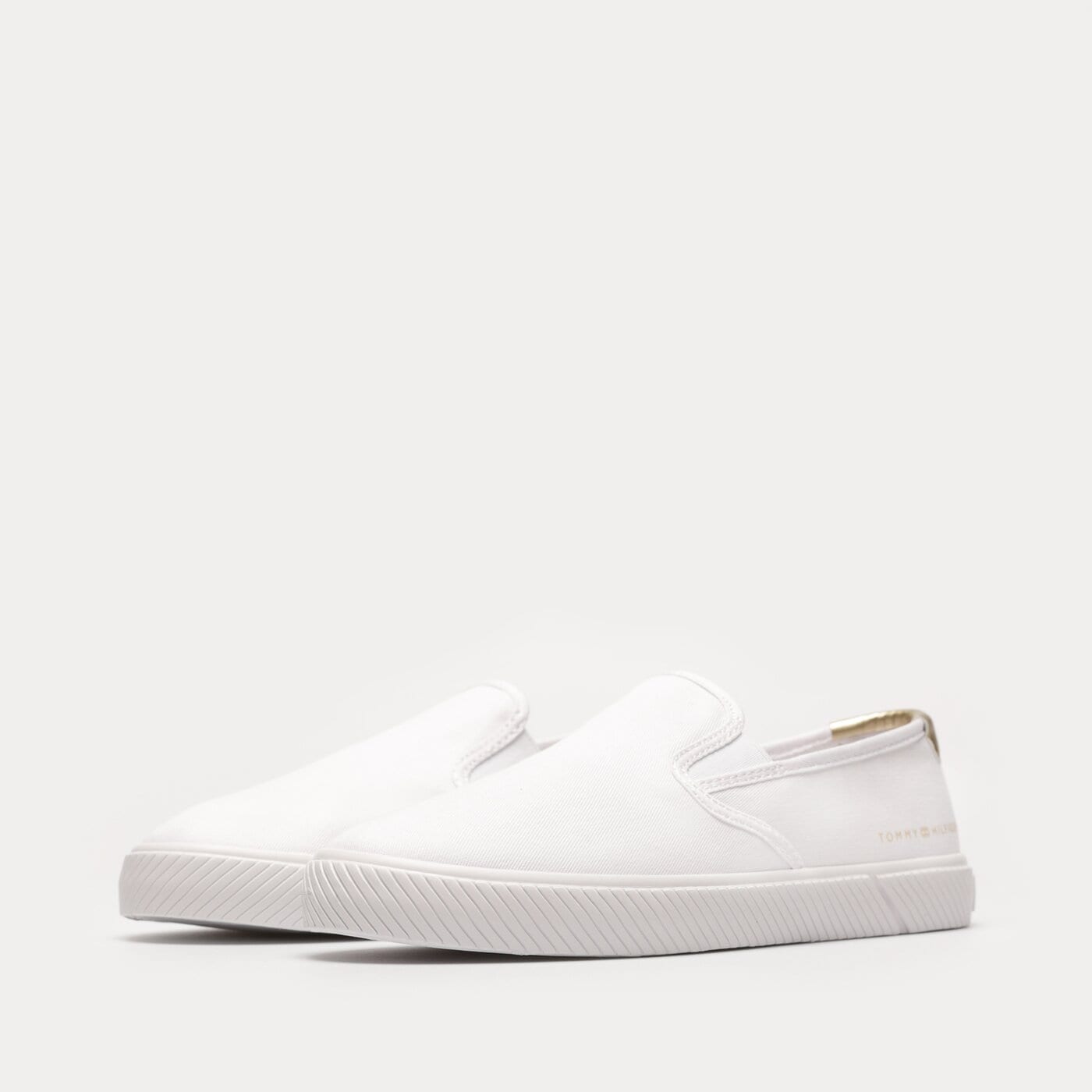 Damskie trampki TOMMY HILFIGER ESSENTIAL SLIP-ON SNEAKER fw0fw06956ybs kolor biały