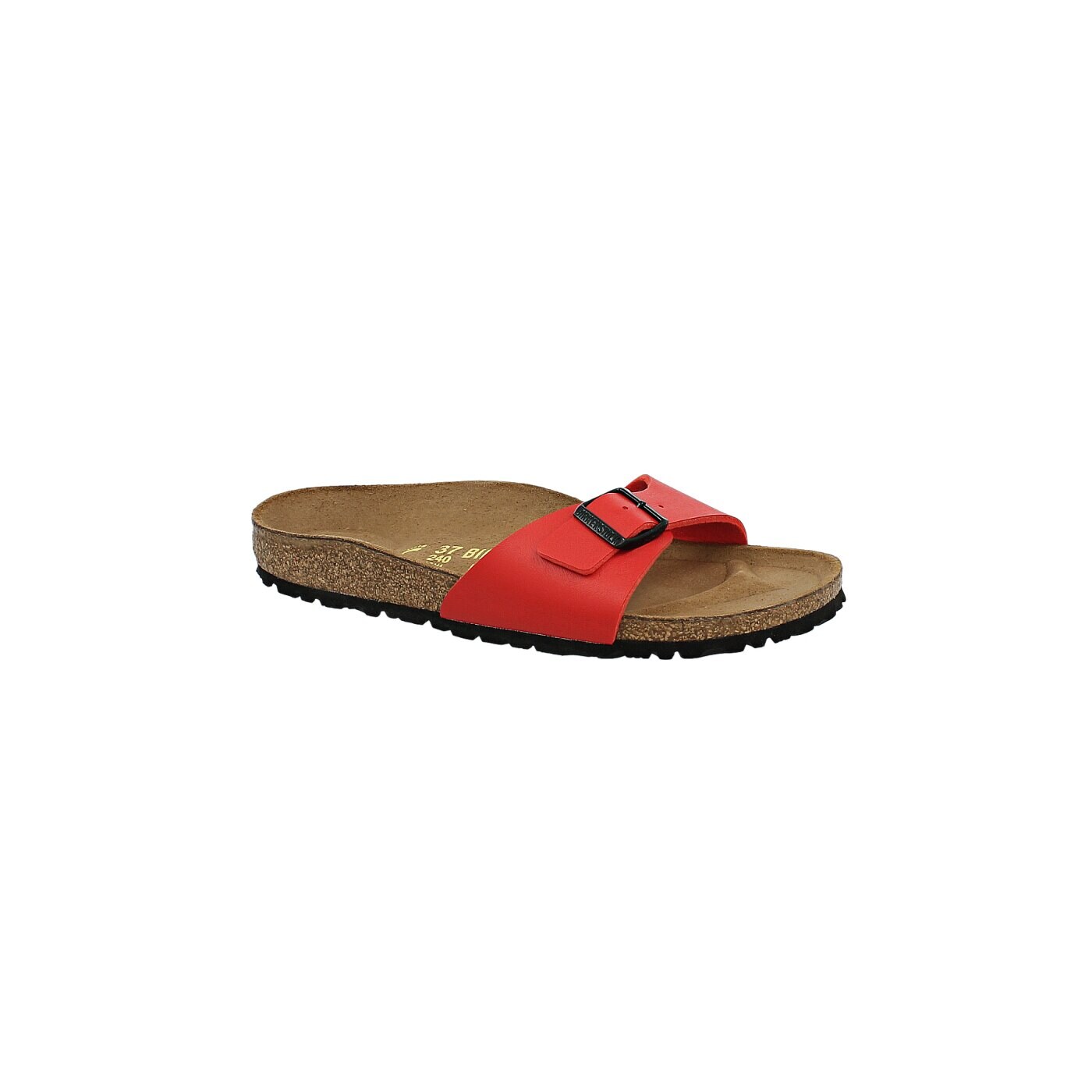 Damskie klapki BIRKENSTOCK MADRID  40743 kolor czerwony