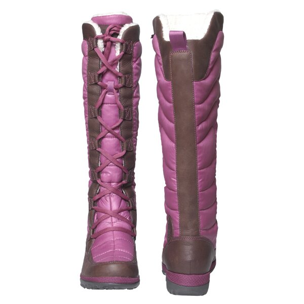 Damskie buty outdoor (trekkingowe) TIMBERLAND BP CRYSTAL MOUNTAIN LTHRTALLLACEWP 17681 kolor różowy