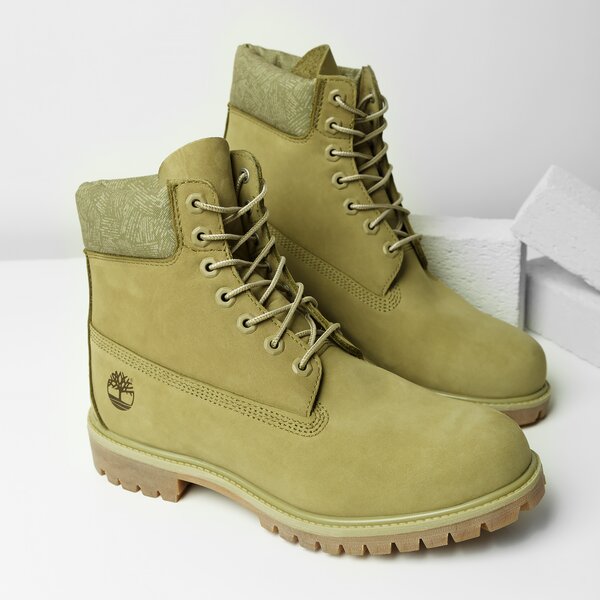 Męskie buty za kostkę TIMBERLAND PREMIUM 6 INCH BOOT  a1pba kolor khaki