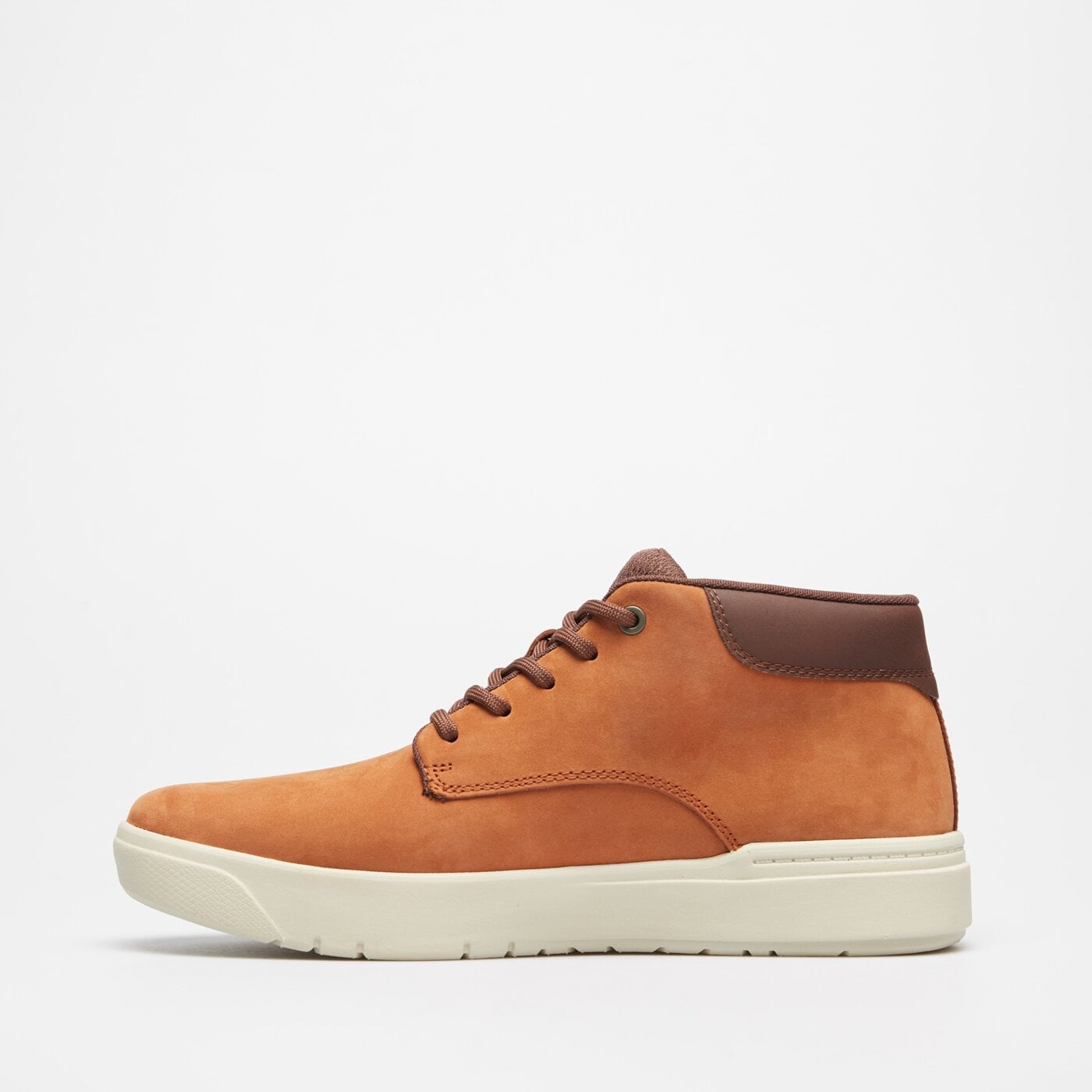 Męskie sneakersy (buty) TIMBERLAND SENECA BAY MID LACE SNEAKER tb0a69m1em51 kolor brązowy