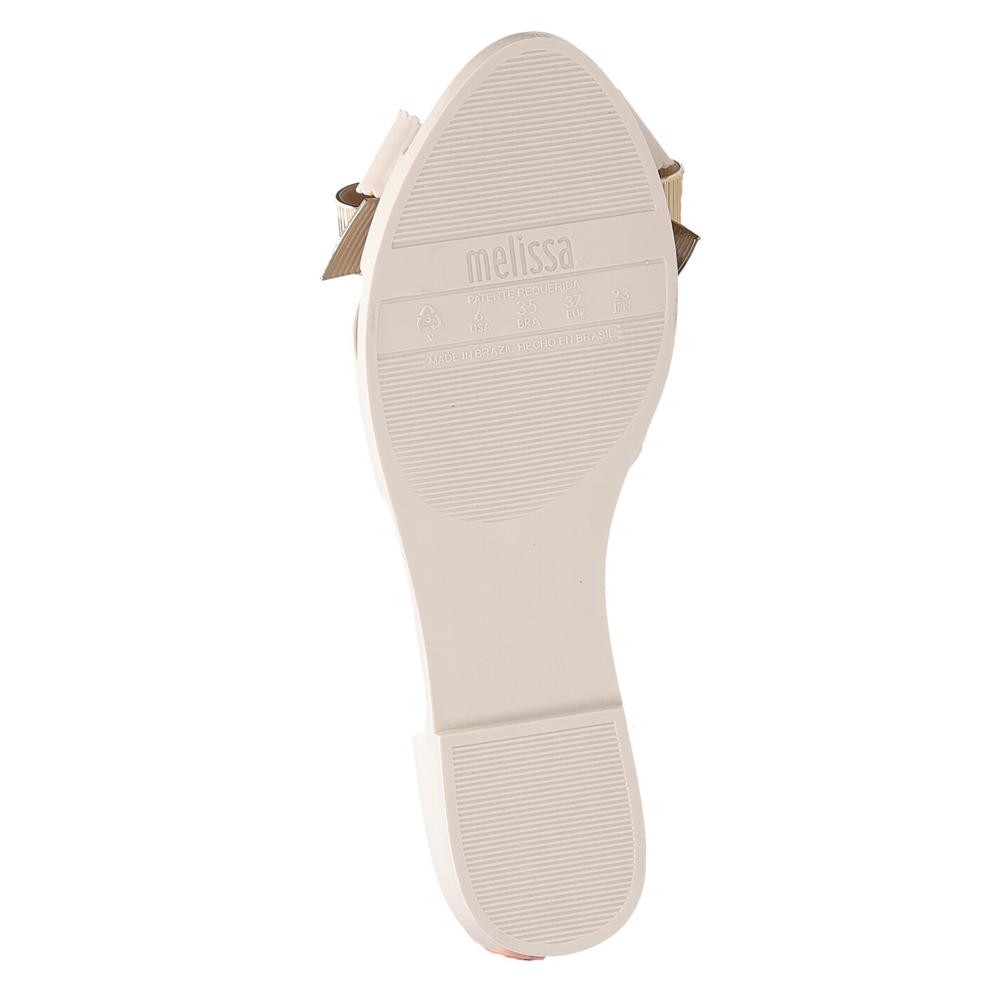 Damskie klapki MELISSA SEDUCTION III AD 3198250803 kolor beżowy