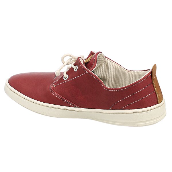 Męskie trampki TIMBERLAND EK HANDCRAFTED LEATHER OXFORD LEATHER OX 9345b kolor czerwony