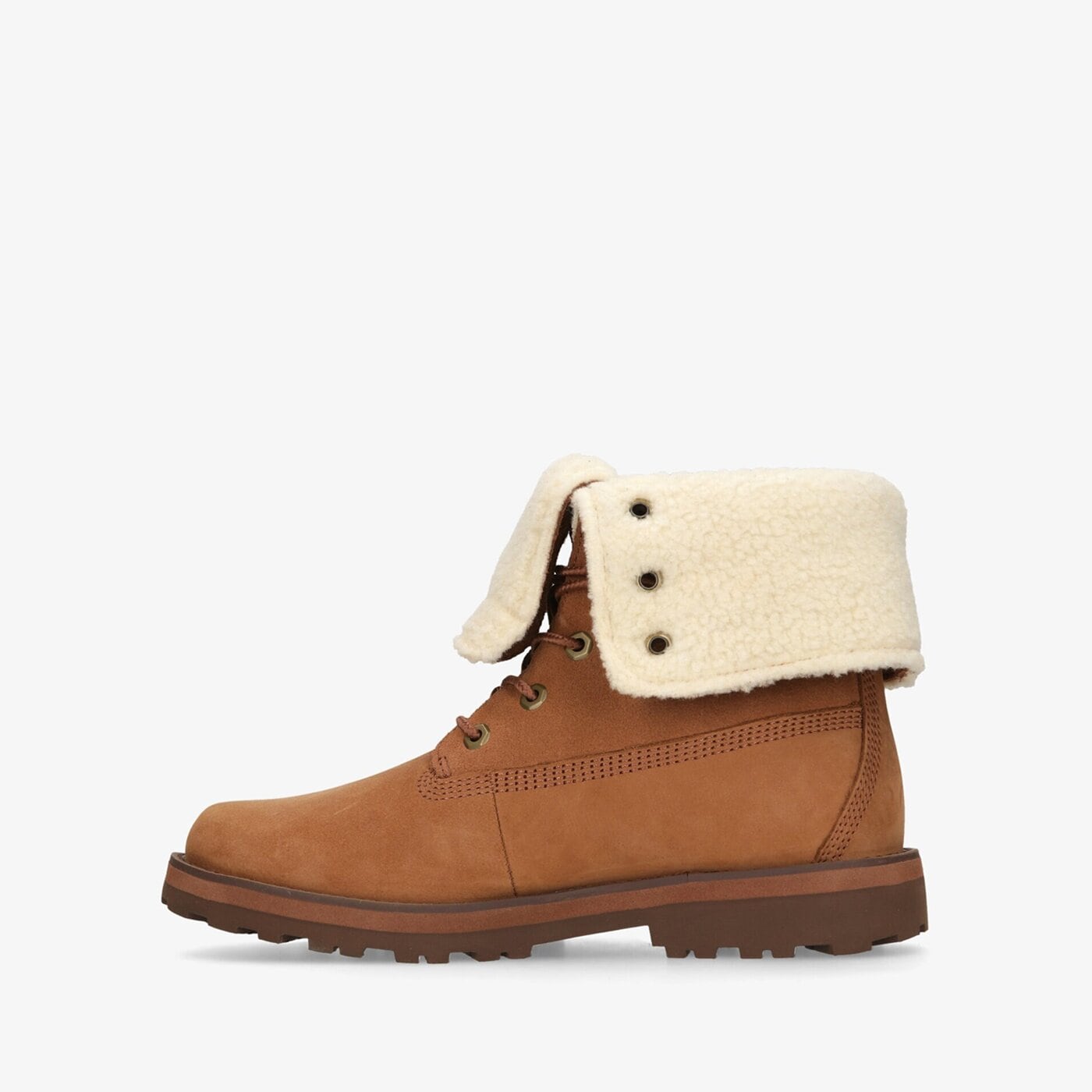 Dziecięce trapery TIMBERLAND COURMA KID SHRL RT tb0a2mjwf131 kolor brązowy