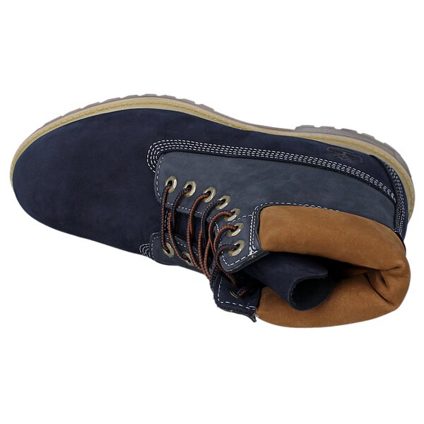 Męskie buty za kostkę TIMBERLAND PREMIUM 6 INCH BOOT 9653b kolor granatowy