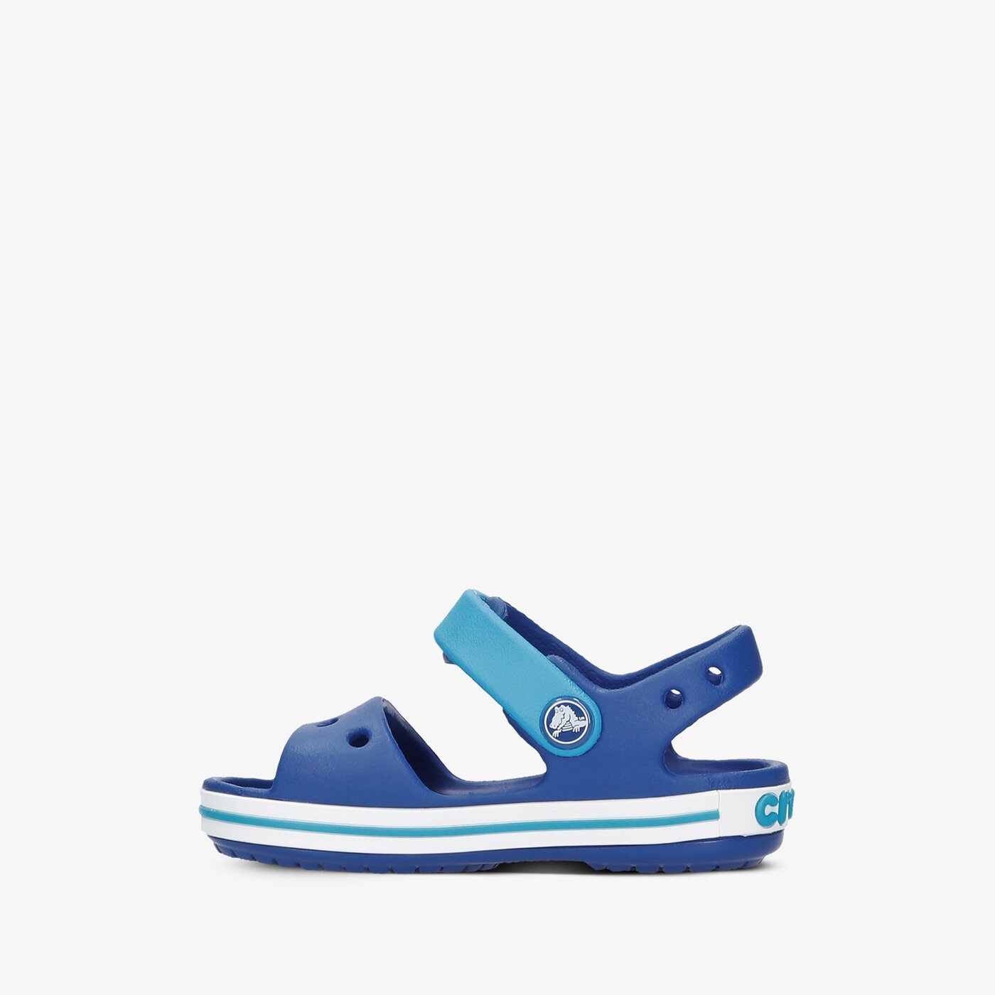 Dziecięce sandały / klapki CROCS CROCBAND SANDAL KIDS 128564bxi kolor granatowy