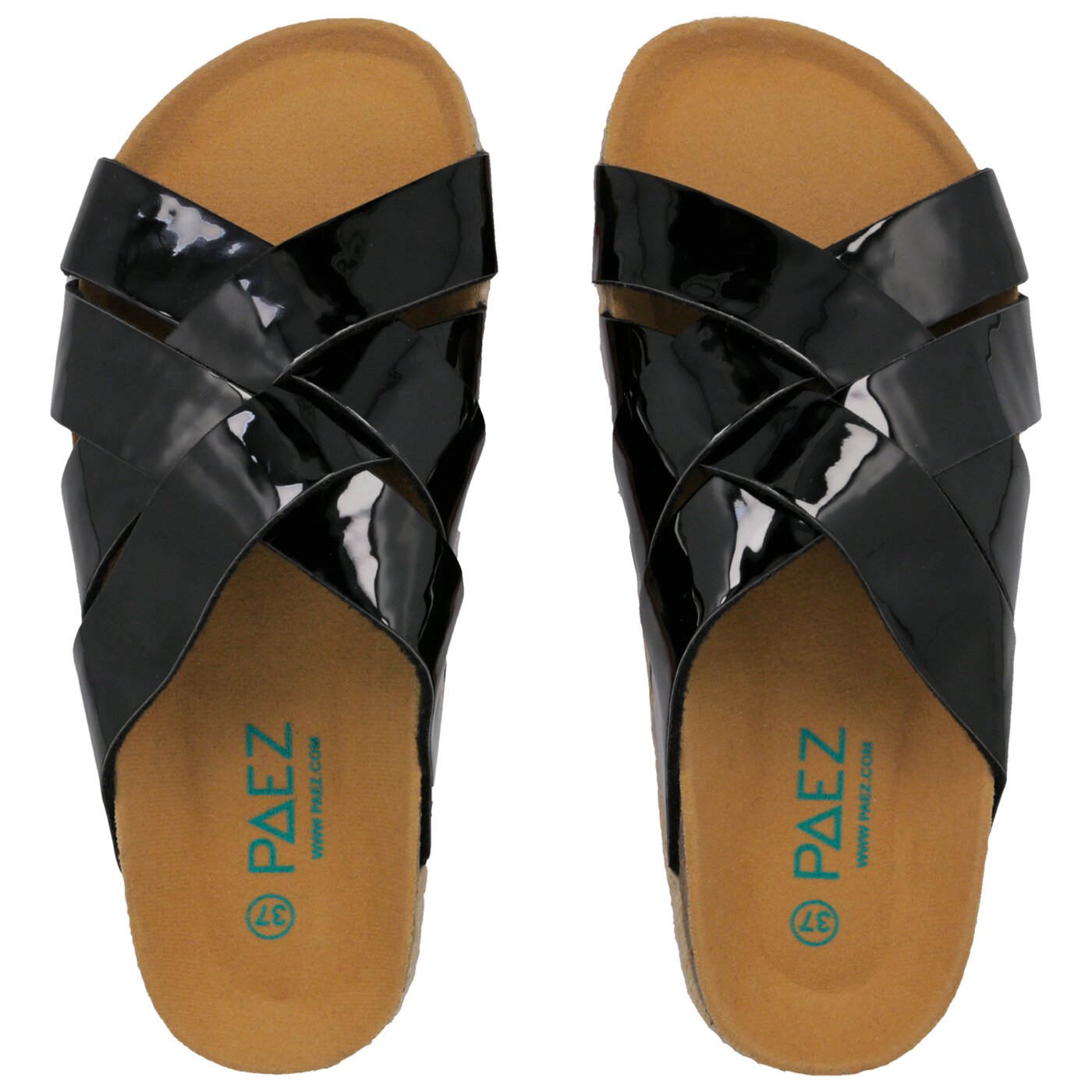 Damskie klapki PAEZ BIO SANDAL CROSS SPARK 1932723s4303-001 kolor czarny