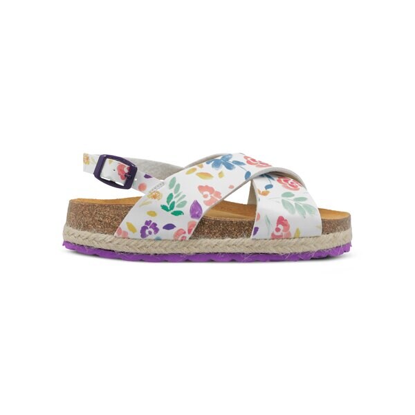Dziecięce sandały / klapki PAEZ BIO CROSS FLOWERY 1932623k0702-100 kolor biały