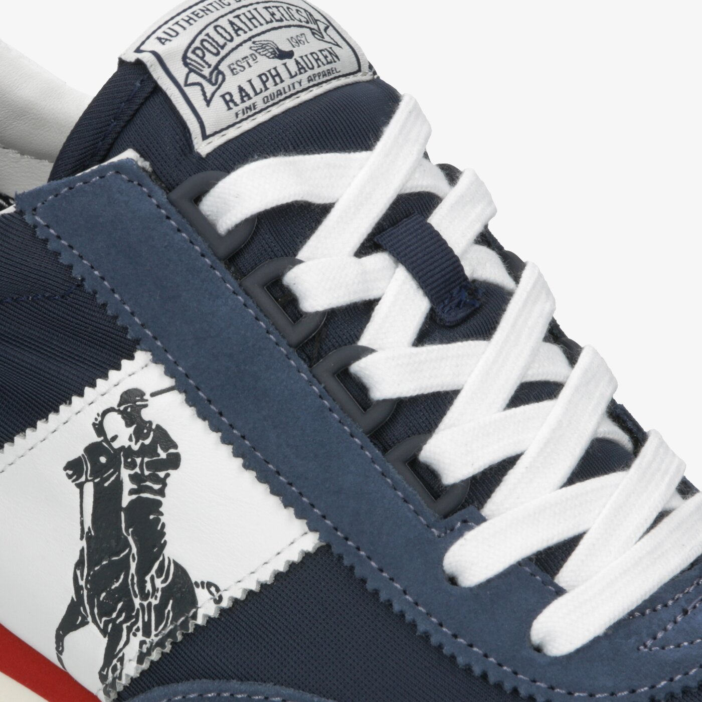 Męskie sneakersy (buty) POLO RL TRAIN 90 PP SNEAKERS ATHLETIC SHOE  809755192004 kolor granatowy