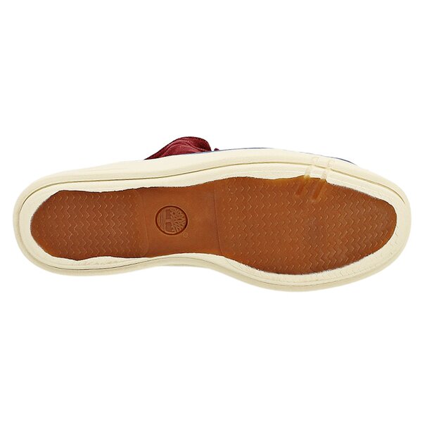 Męskie trampki TIMBERLAND EK HANDCRAFTED FABRIC OXFORD  5311a kolor bordowy