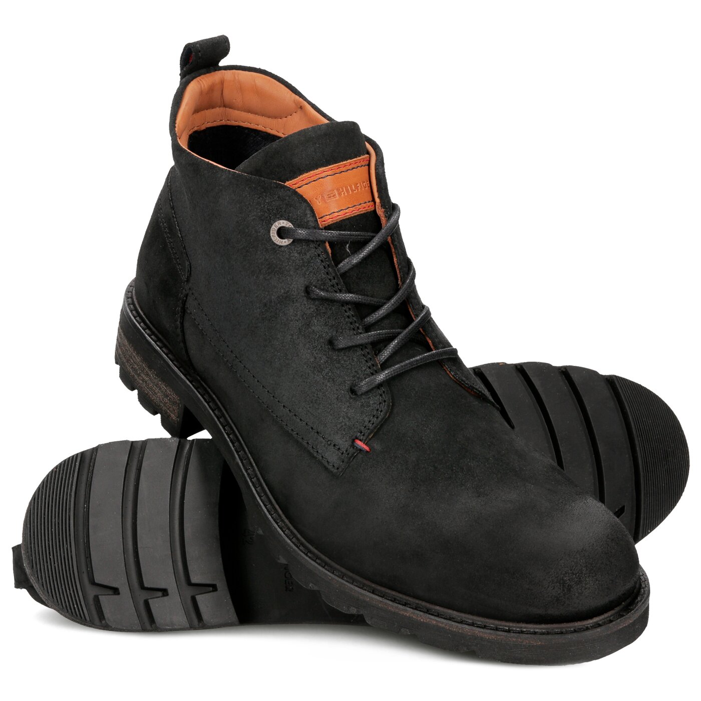 Męskie buty za kostkę TOMMY HILFIGER CURTIS 12B fm0fm00766990 kolor czarny