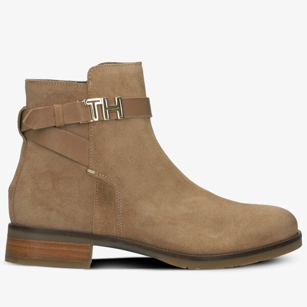 tommy hilfiger th hardware flat bootie