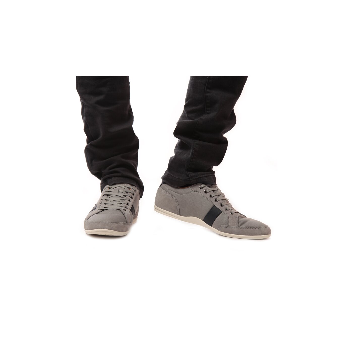 Męskie sneakersy (buty) LACOSTE ALISOS 22  729srm2413007 kolor szary