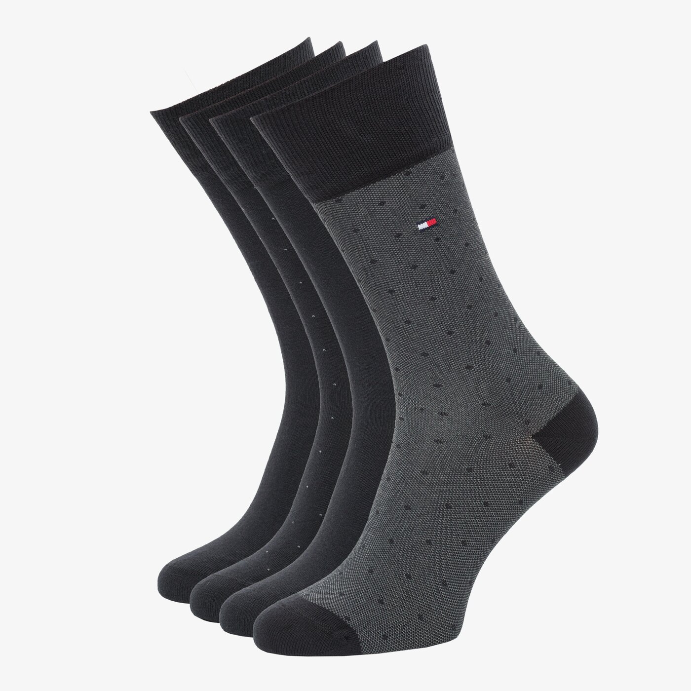 Męskie skarpetki TOMMY HILFIGER SKARPETY MIXED GIFTBOX 4P 43 492001001200043 kolor multicolor