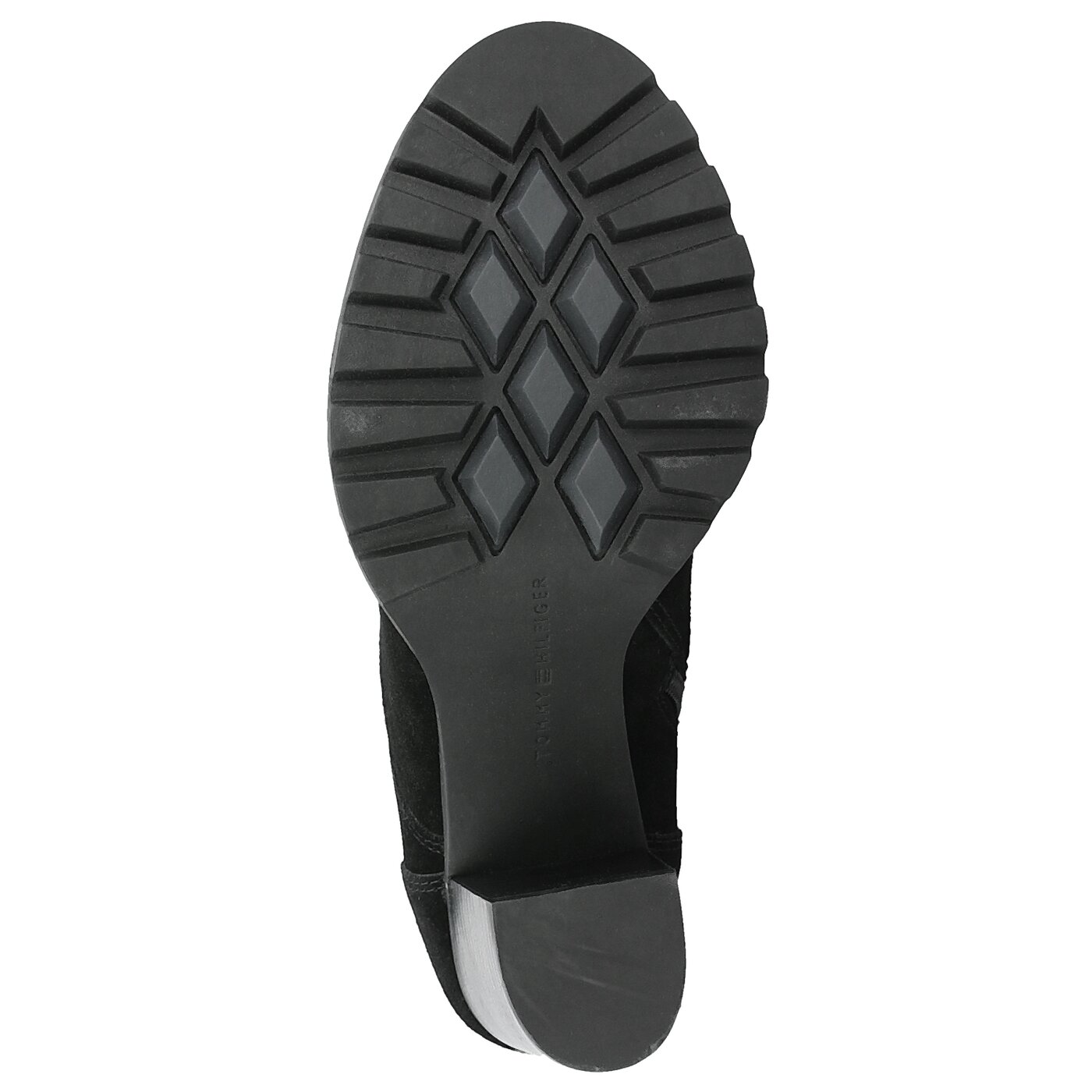 Damskie botki / sztyblety TOMMY HILFIGER ISABELLA 18B fw0fw01537990 kolor czarny