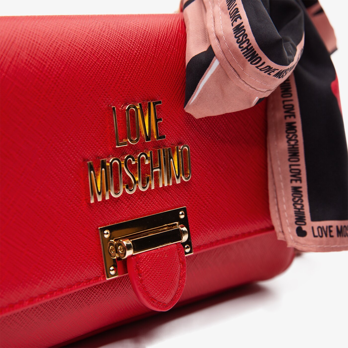 Damska torebka LOVE MOSCHINO TOREBKA THE ICE CREEM SCARF jc4239pp0akg0500 kolor czerwony