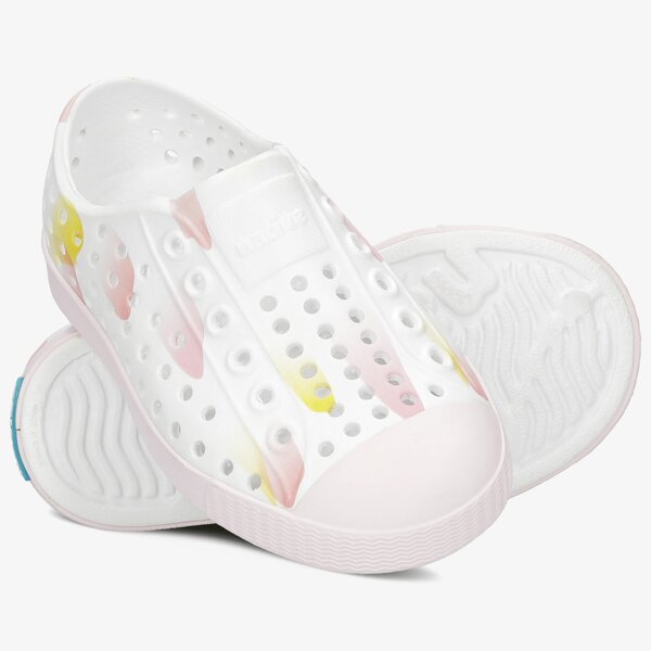 Dziecięce trampki NATIVE JEFFERSON PRINT JUNIOR 12100101-8963 kolor biały