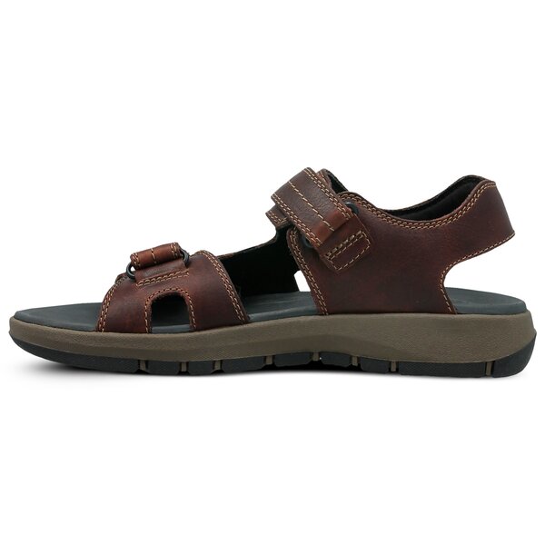 Męskie sandały CLARKS BRIXBY SHORE 26131549 kolor brązowy