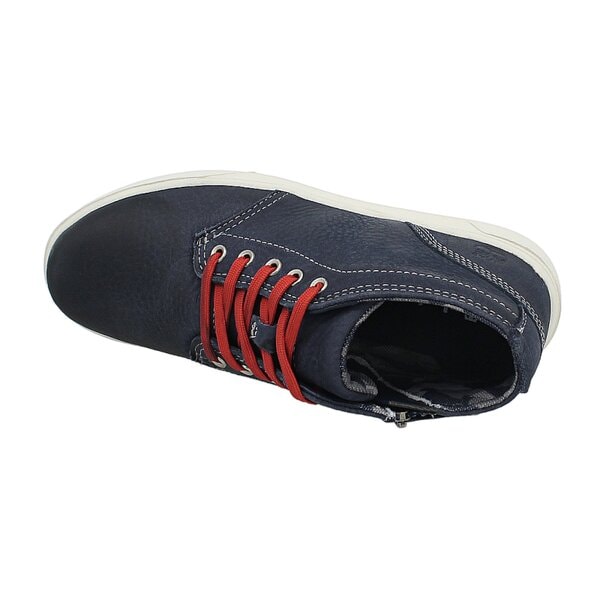 Dziecięce buty za kostkę TIMBERLAND EK GROVETON LEATHER CHUKKA SIDE ZIP 3291a kolor granatowy