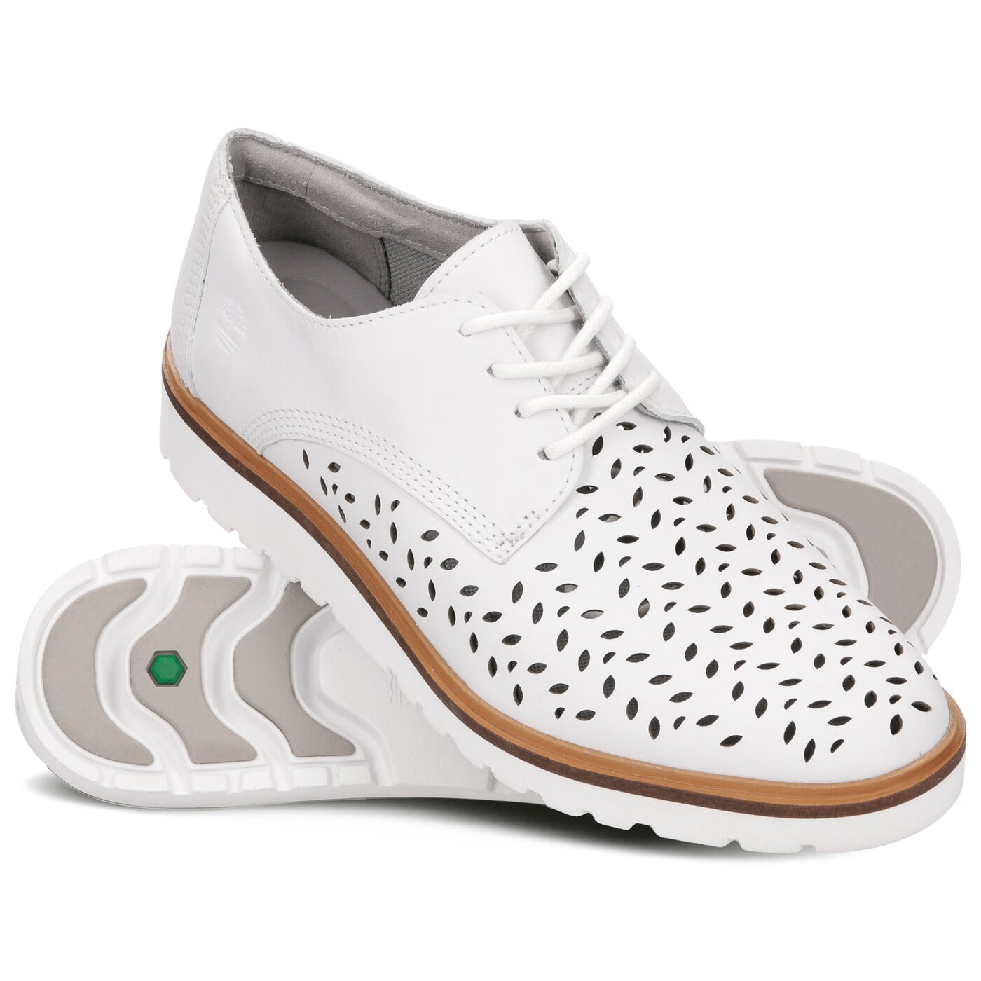 Damskie półbuty TIMBERLAND ELLIS STREET PERF OXFORD tb0a1spn1001 kolor biały