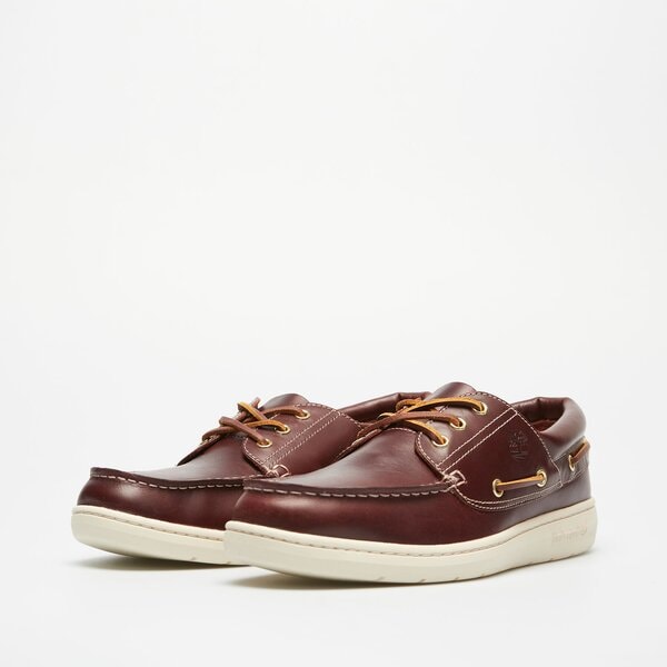 Męskie mokasyny TIMBERLAND PORTOFINO PIER BOAT SHOE tb0a6cxmeiw1 kolor bordowy