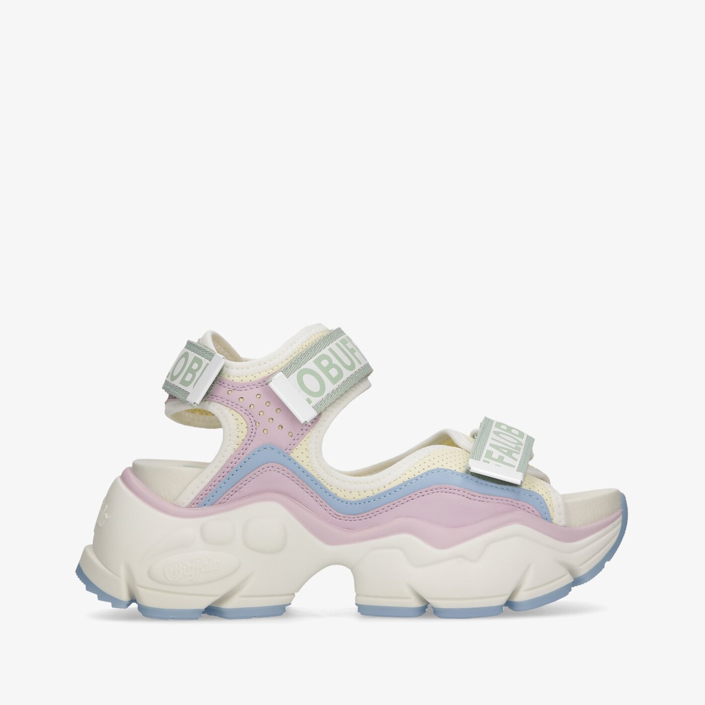 Damskie sandały BUFFALO BINARY 0 1602067 kolor multicolor