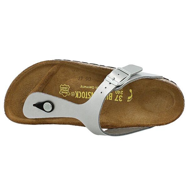 Damskie klapki BIRKENSTOCK GIZEH  o43853 kolor szary