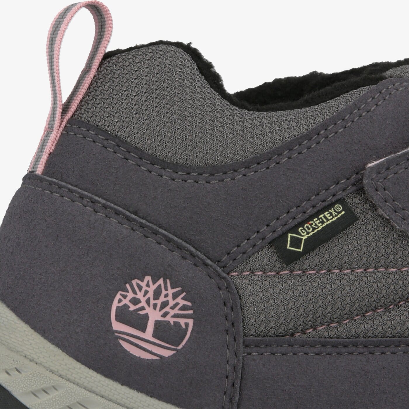 Dziecięce buty outdoor / trekkingowe TIMBERLAND NEPTUNE MID GTX 2STRAP WL tb0a1xhw0331 kolor szary