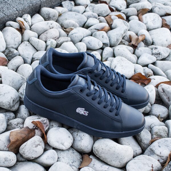 Męskie sneakersy (buty) LACOSTE CARNABY EVO WMP 730spm400711c kolor granatowy
