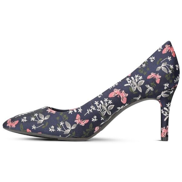Damskie szpilki / czółenka ROCKPORT NAVY FLORAL  ch0659 kolor granatowy