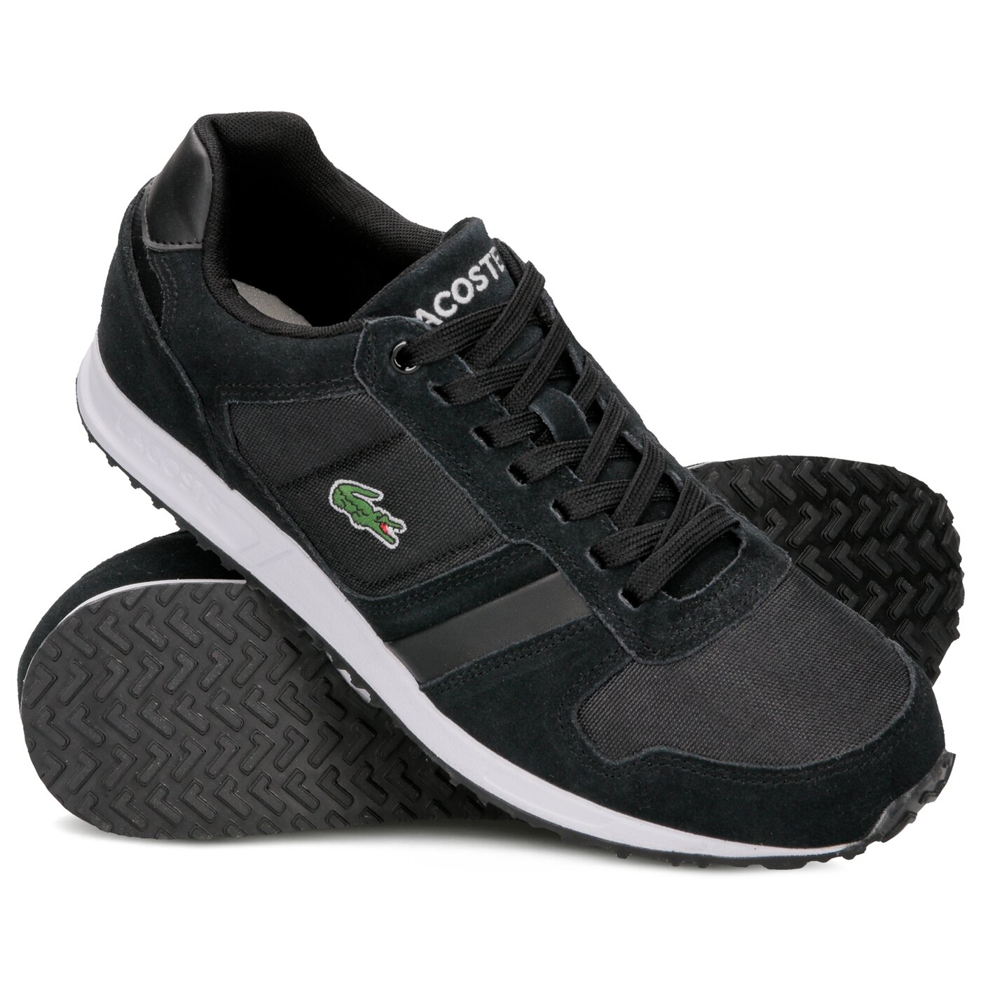 Męskie sneakersy (buty) LACOSTE VAUBAN PAG  728spm003202h kolor czarny