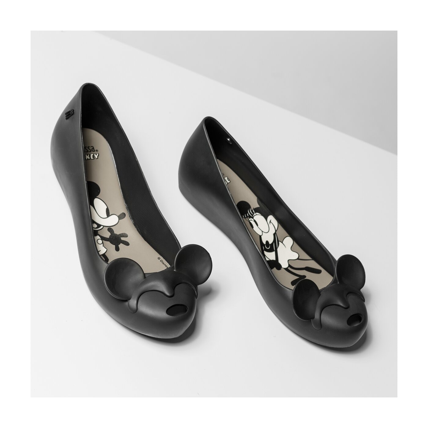 Damskie baleriny (buty) MELISSA ULTRAGIRL + MINNIE III AD 3192801003 kolor czarny