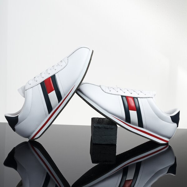 Męskie sneakersy (buty) TOMMY HILFIGER TREY 1A1 em0em00182100 kolor biały