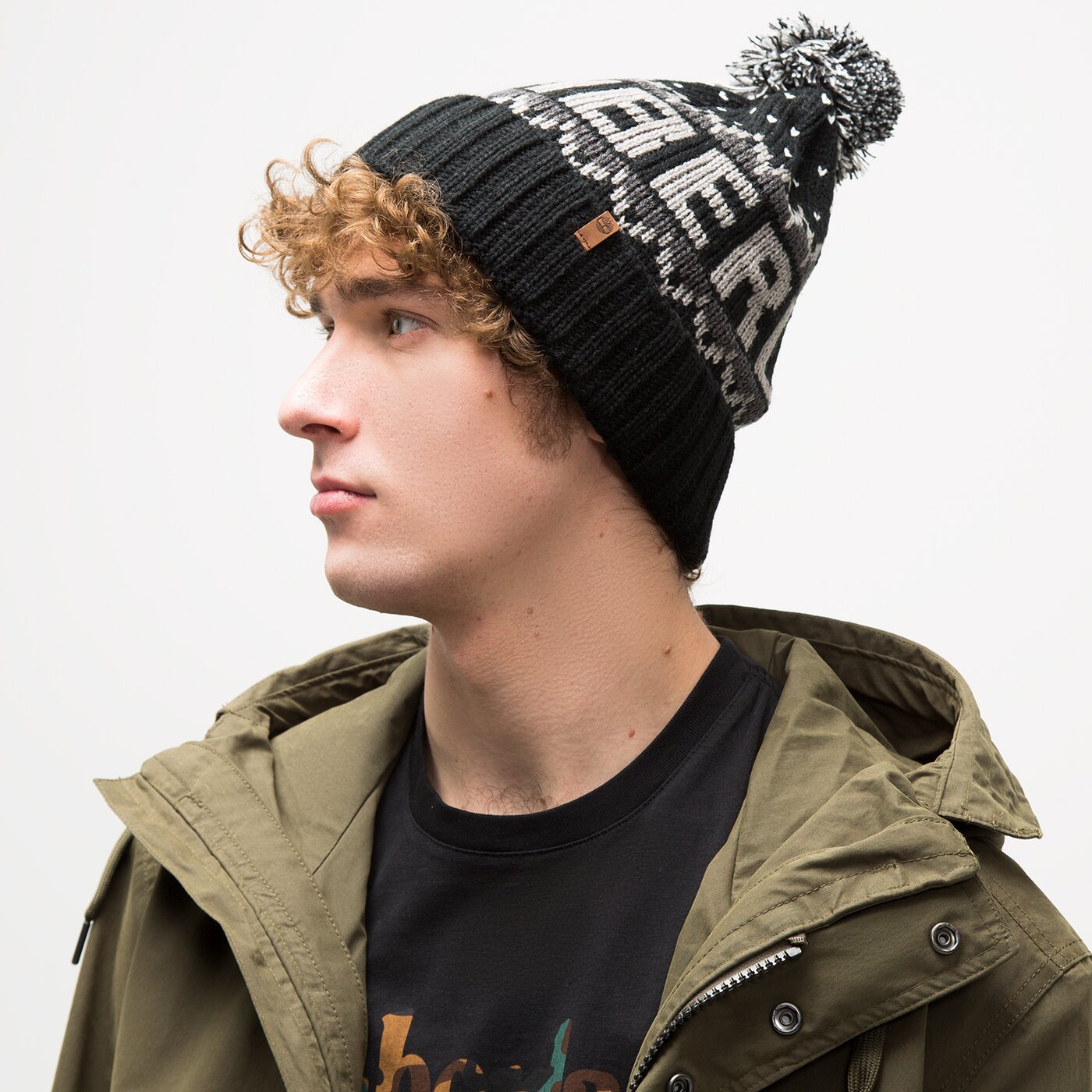 Damska czapka zimowa TIMBERLAND CZAPKA KNIT IN CUFFED BEANIE tb0a1eh20011 kolor multicolor