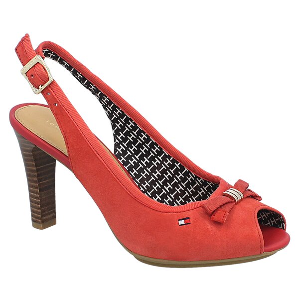 Damskie szpilki / czółenka TOMMY HILFIGER CHARLOTTE 7B  fw56818903641 kolor czerwony