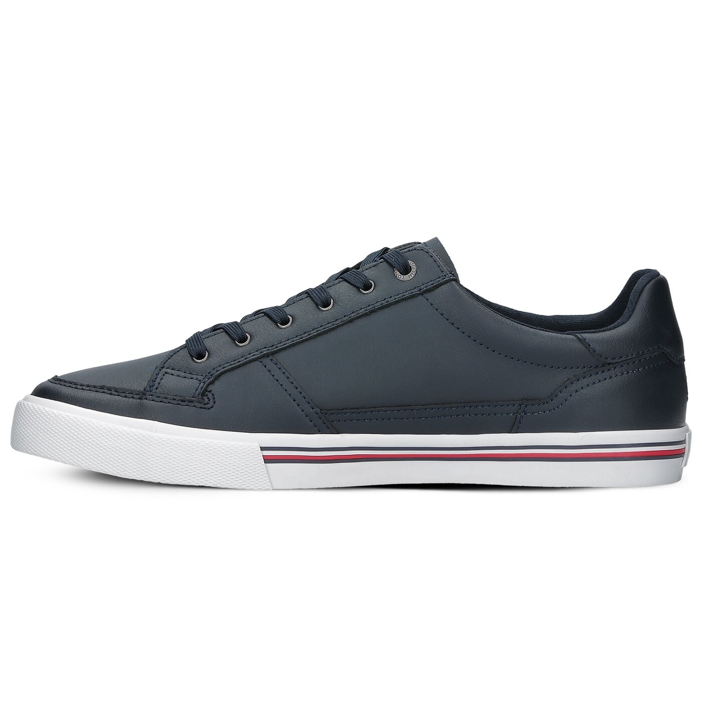 Męskie trampki TOMMY HILFIGER CORE CORPORATE LEATHER SNEAKER fm0fm03393dw5 kolor granatowy