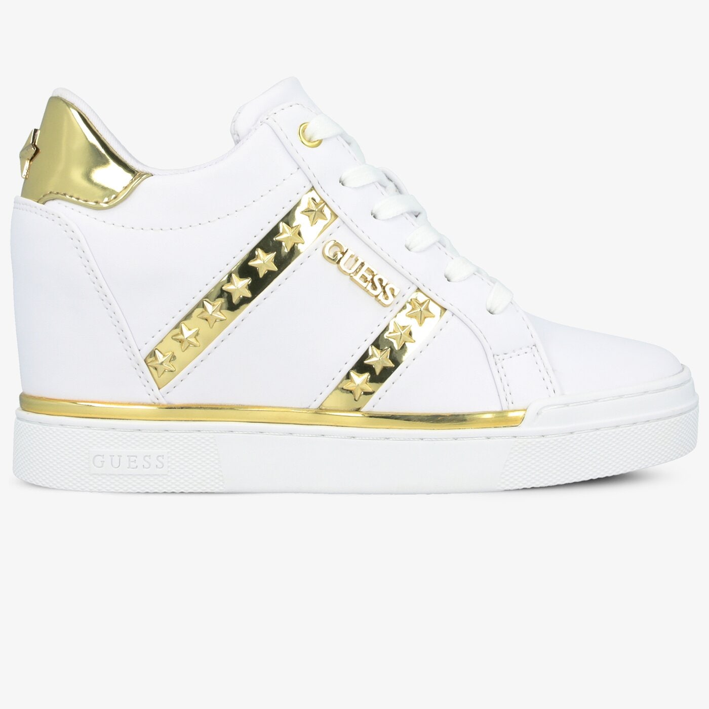 Damskie trampki GUESS FAYNE fl5fayele12whigo kolor biały