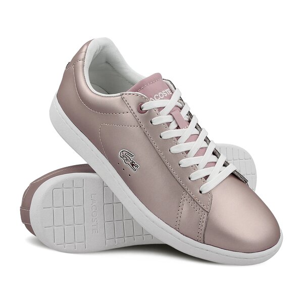 Damskie sneakersy (buty) LACOSTE CARNABY EVO 117 3 733spw101215j kolor złoty