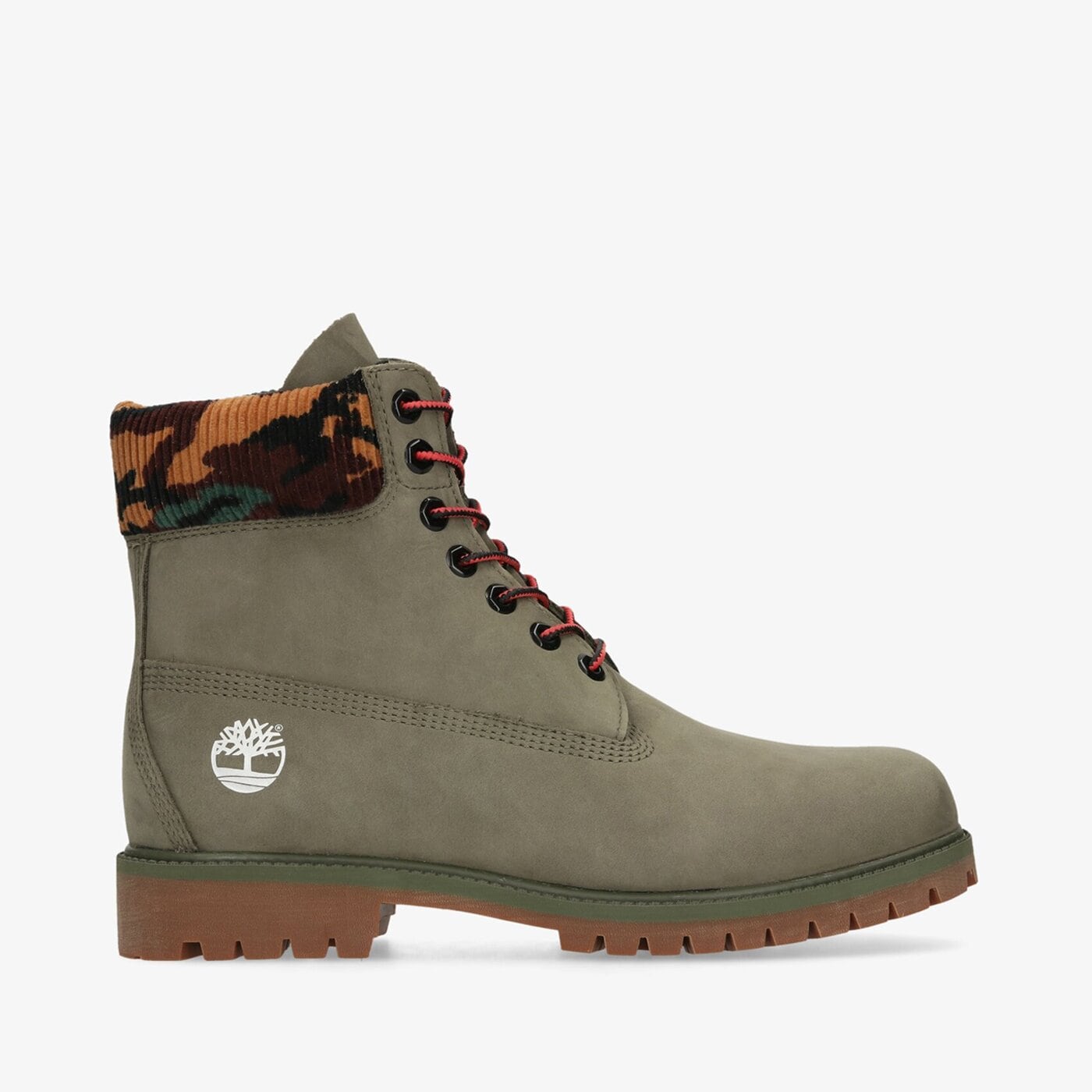 Męskie buty za kostkę TIMBERLAND 6" PREM RUBBER CUP BT tb0a2kc5a581 kolor khaki
