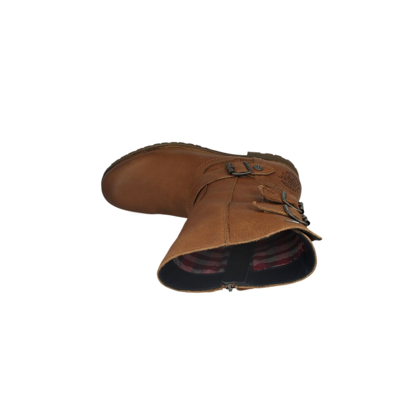 Damskie kozaki TOMMY HILFIGER ELINA 1A  en56816054606 kolor brązowy