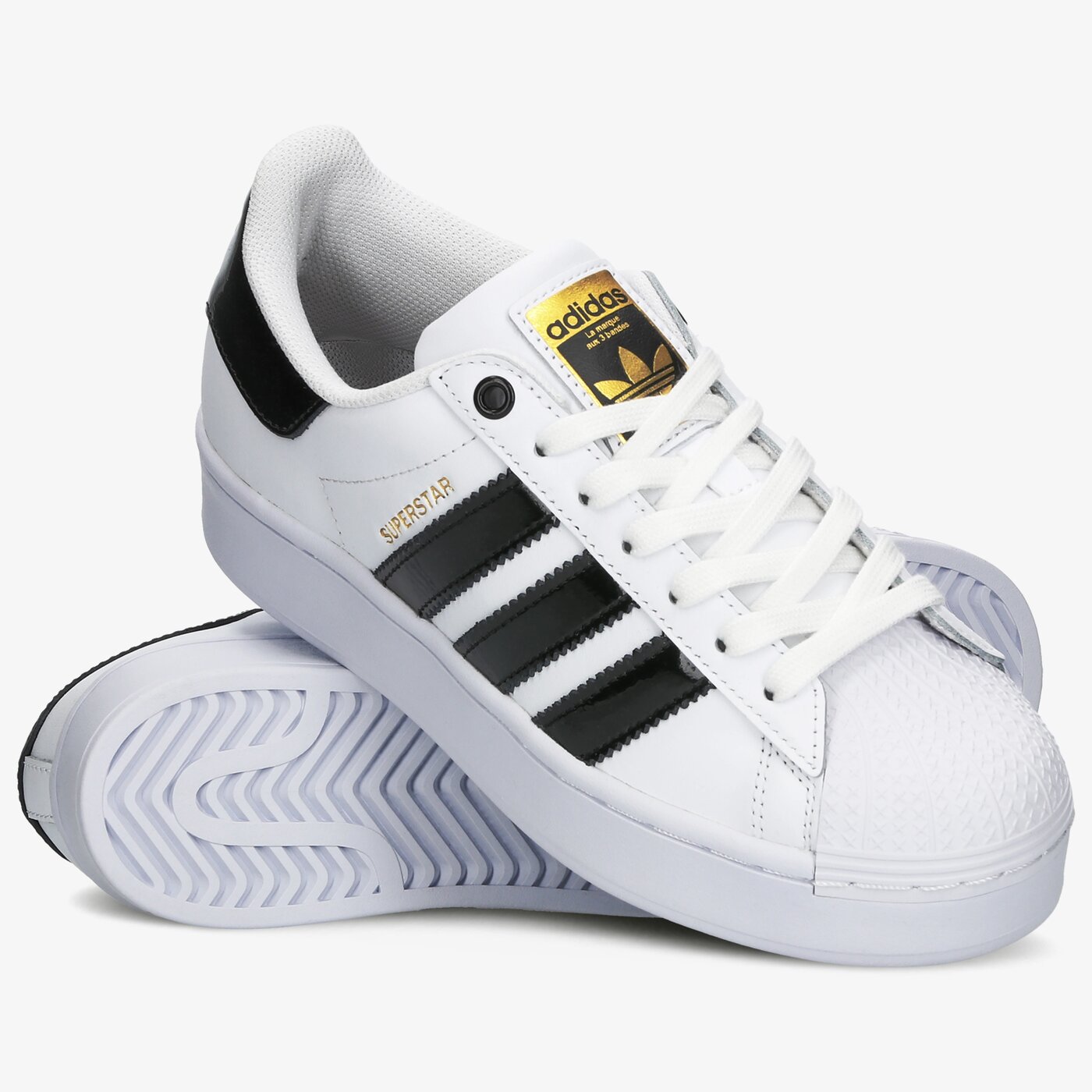 Damskie sneakersy (buty) ADIDAS SUPERSTAR BOLD W fv3336 kolor biały