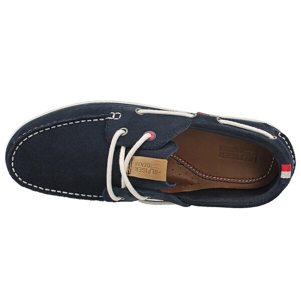 Męskie mokasyny TOMMY HILFIGER MILES 1B -1 em56818567408 kolor granatowy