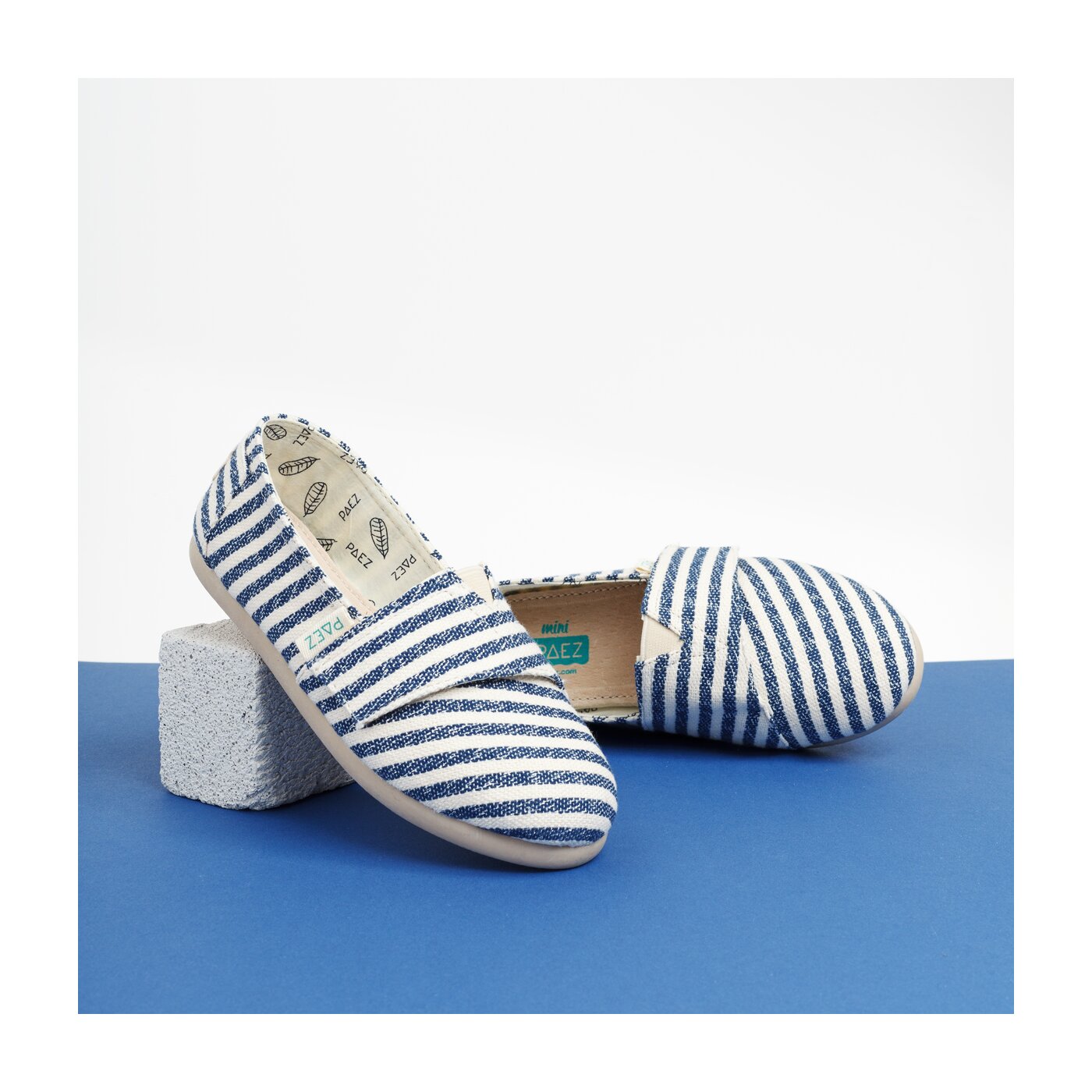 Dziecięce półbuty PAEZ ORIGINAL GUM SILVER LUREX 1930501k9801-105 kolor granatowy