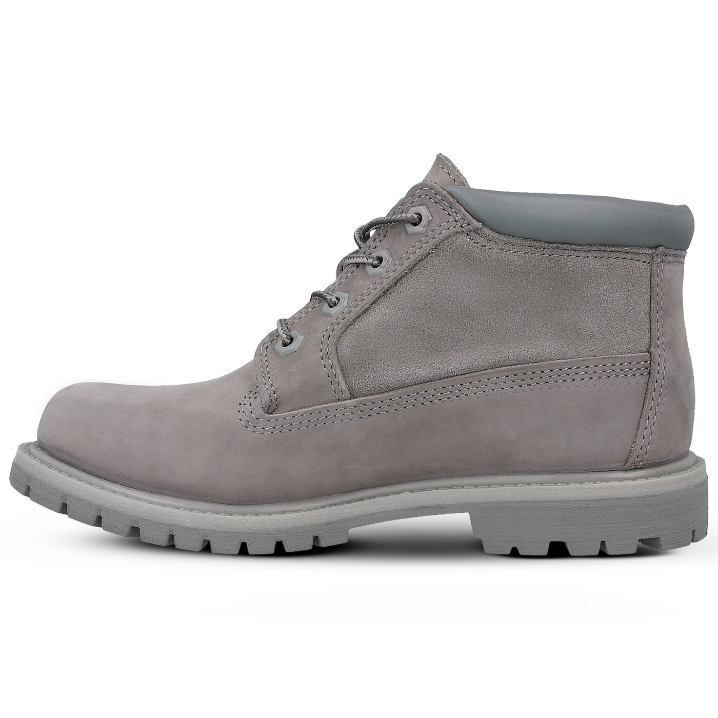 Damskie trapery TIMBERLAND NELLIE CHUKKA LTHR SDE NWP tb0a1gyxf491 kolor szary