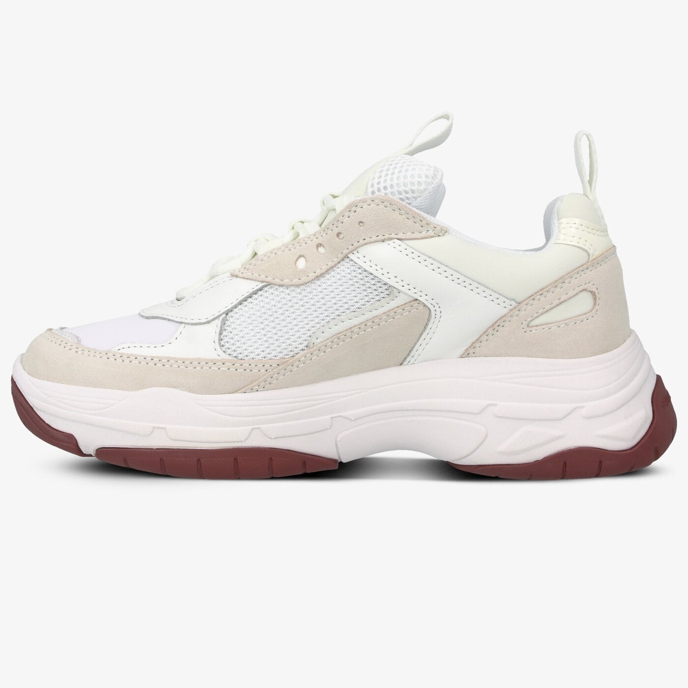 Damskie sneakersy (buty) CALVIN KLEIN MAYA r0802100 kolor biały